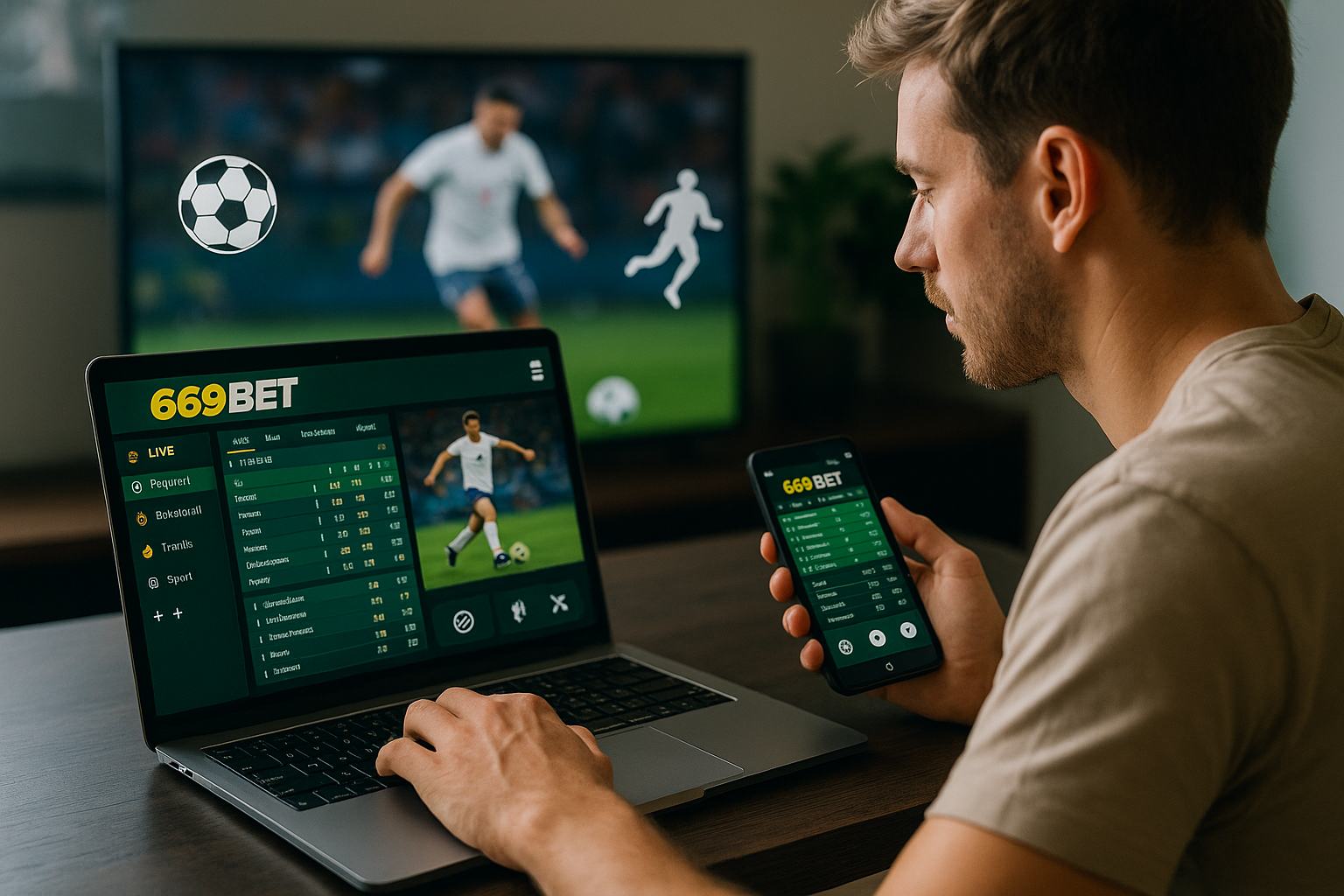 Apostas esportivas no cassino online 669BET